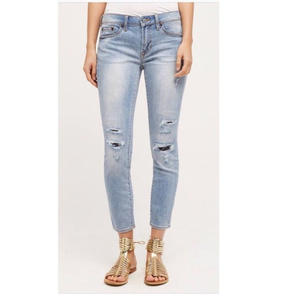 Jean Shop PATTY DESTROYED JEANS Light Wash 27